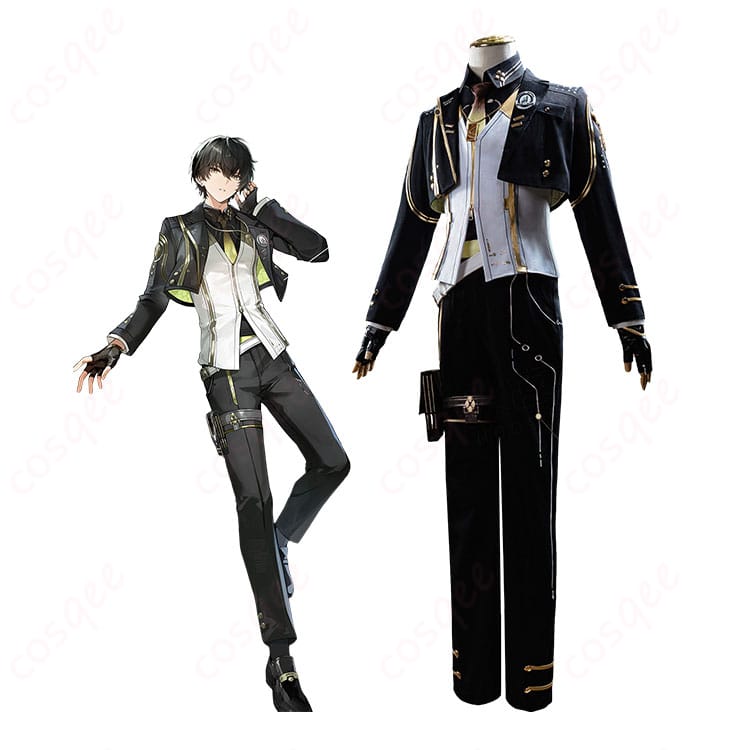 鳴潮・漂泊者(男)「永久に輝く星明り」学園風コスプレ衣装のキャラクター着用イメージ