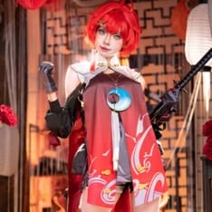 鳴潮・丹瑾の侠客風コスプレ衣装｜軽やかな着用感でイベント撮影に映えるセット - 3枚目の画像（サムネイル）
