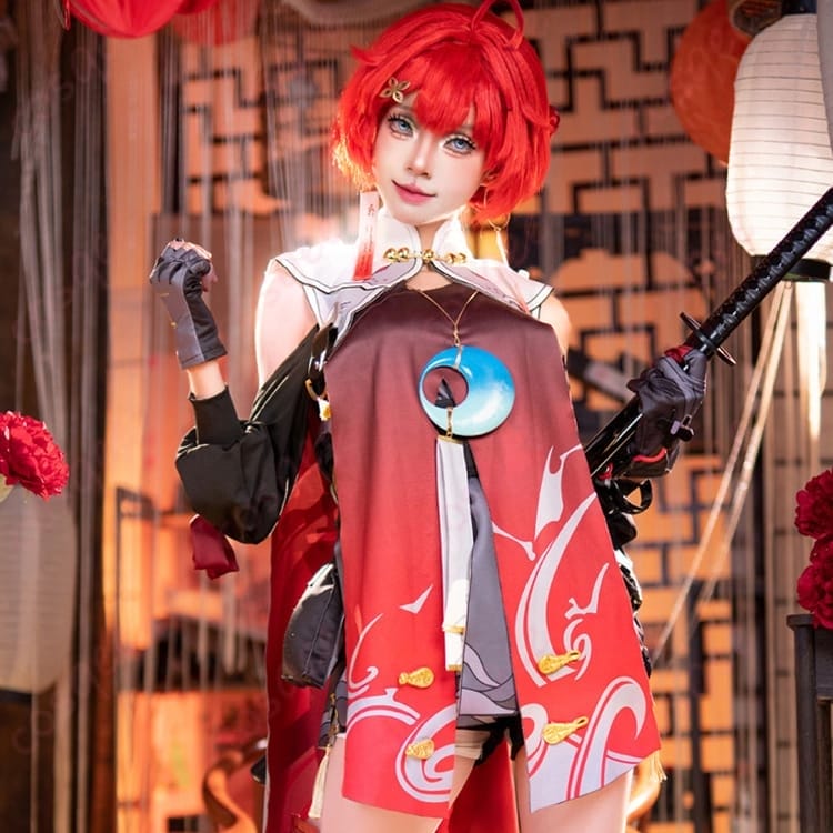 鳴潮・丹瑾の侠客風コスプレ衣装｜軽やかな着用感でイベント撮影に映えるセット - 3枚目の画像