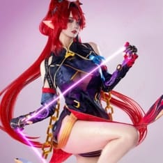 鳴潮・吟霖の高コントラスト衣装を軽やかに楽しむ撮影映えコスプレセット - 2枚目の画像（サムネイル）