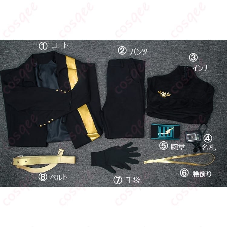 Limbus Company ベスパ・クラブロ コスプレ衣装｜ハリ感コートが映える再現セット - 5枚目の画像