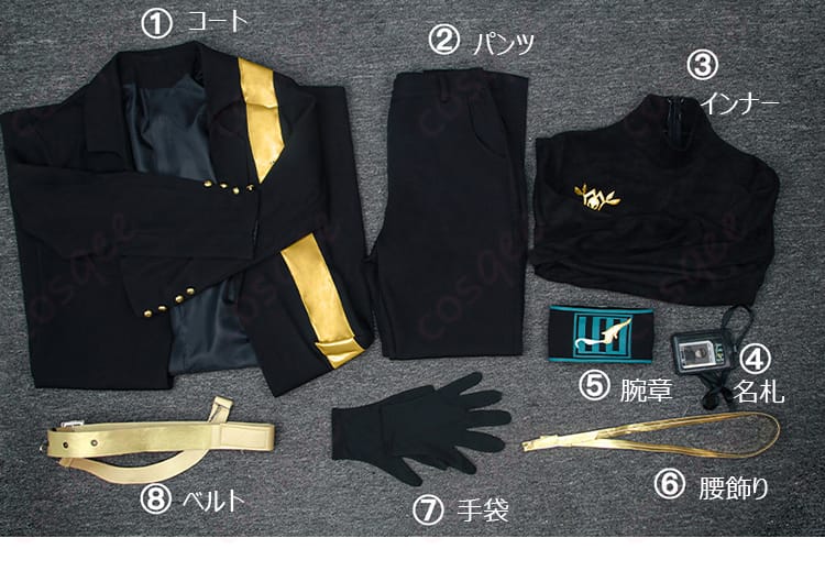 Limbus Company ベスパ・クラブロ コスプレ衣装のセット内容一覧