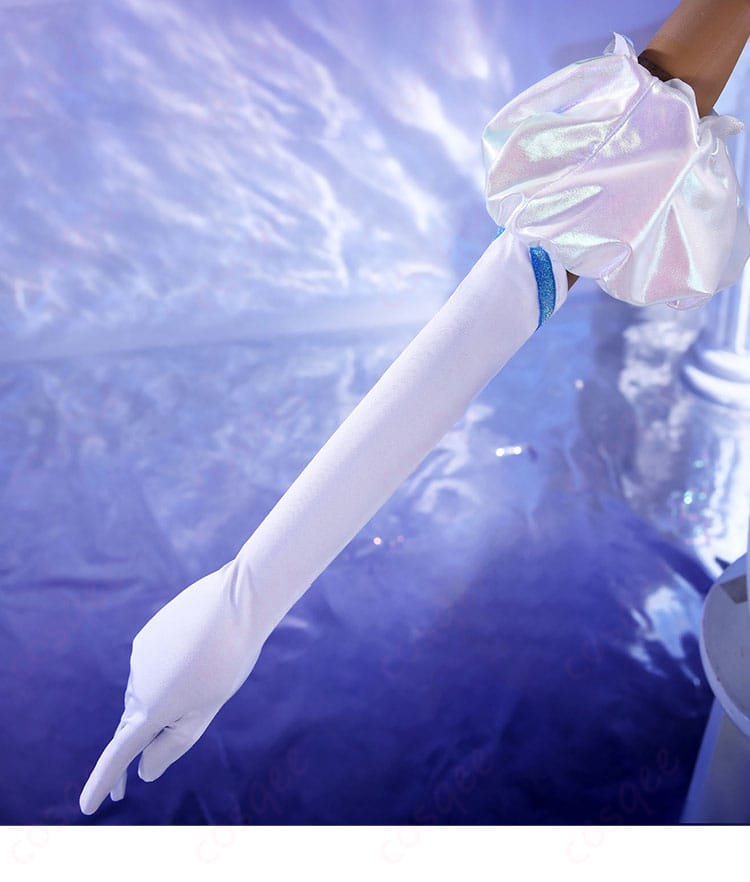 超絶最かわてんしちゃん コスプレ衣装のアームカバー装飾ディテール