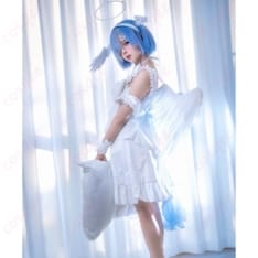 Re:ゼロから始める異世界生活 ラム＆レムのスイートエンジェル衣装｜軽やかで上品な撮影コスプレ - 5枚目の画像（サムネイル）