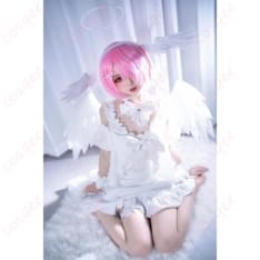 Re:ゼロから始める異世界生活 ラム＆レムのスイートエンジェル衣装｜軽やかで上品な撮影コスプレ - 3枚目の画像（サムネイル）