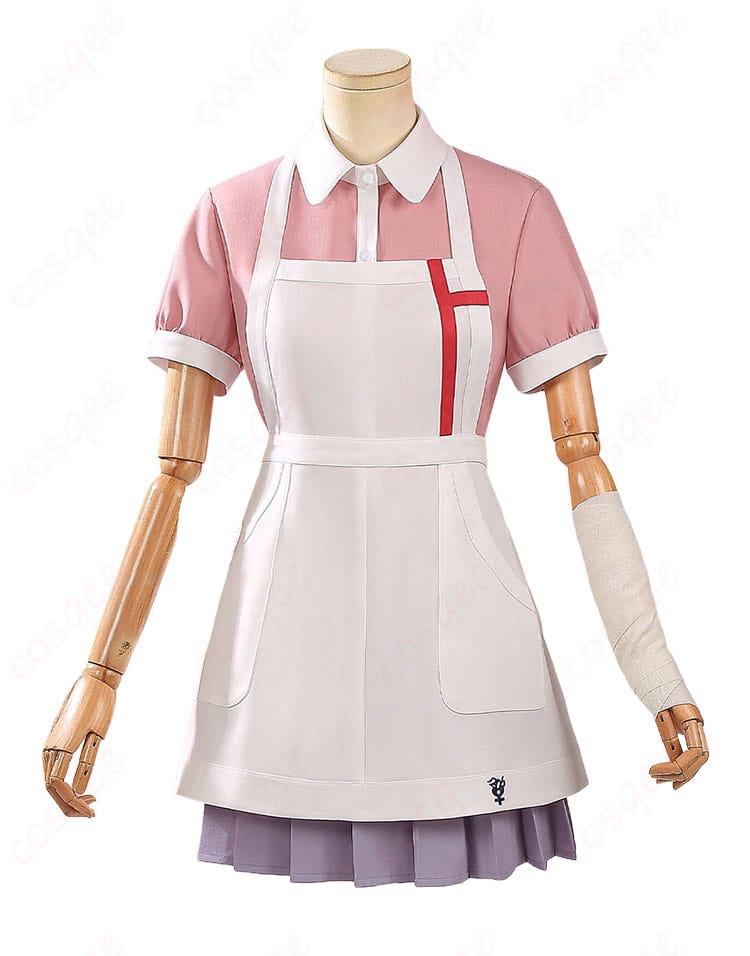 罪木蜜柑 通常衣装コスプレの正面デザインとすっきりしたスカートシルエット