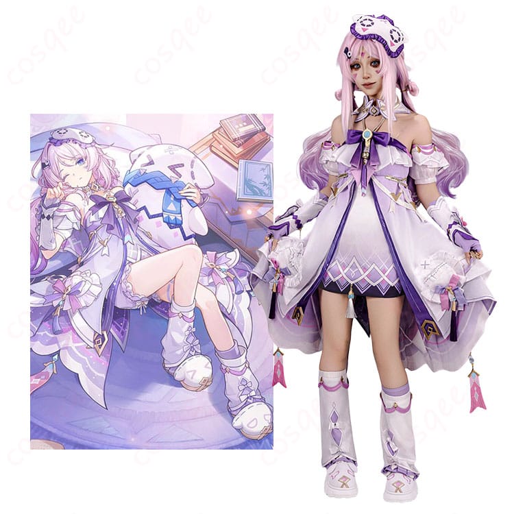 原神・シトラリ「星と煙霧の夜話」コスプレ衣装の全身着用イメージ