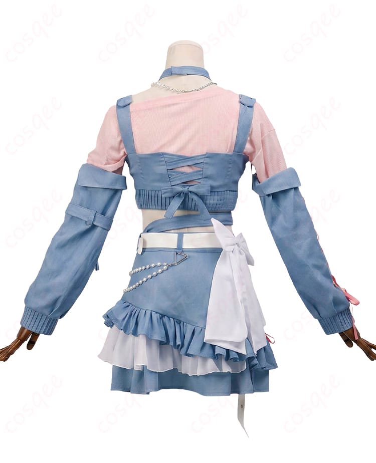 さくらみこ miCometブランド第二弾衣装コスプレの背面全体像