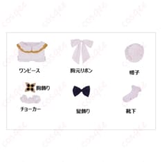 原神 サンドローネ パジャマ風コスプレ衣装｜軽やかで上品な撮影向け6点セット - 6枚目の画像（サムネイル）
