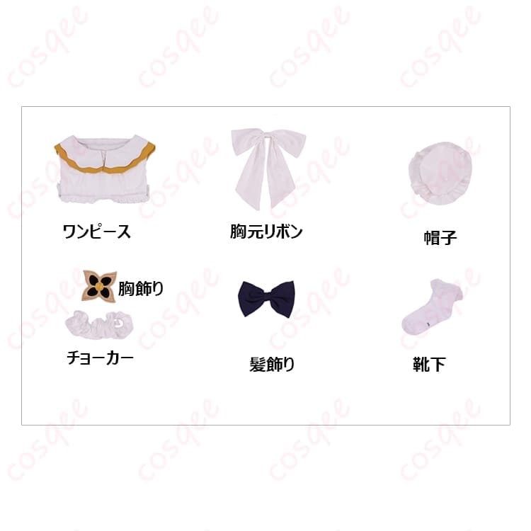 原神 サンドローネ パジャマ風コスプレ衣装｜軽やかで上品な撮影向け6点セット - 6枚目の画像