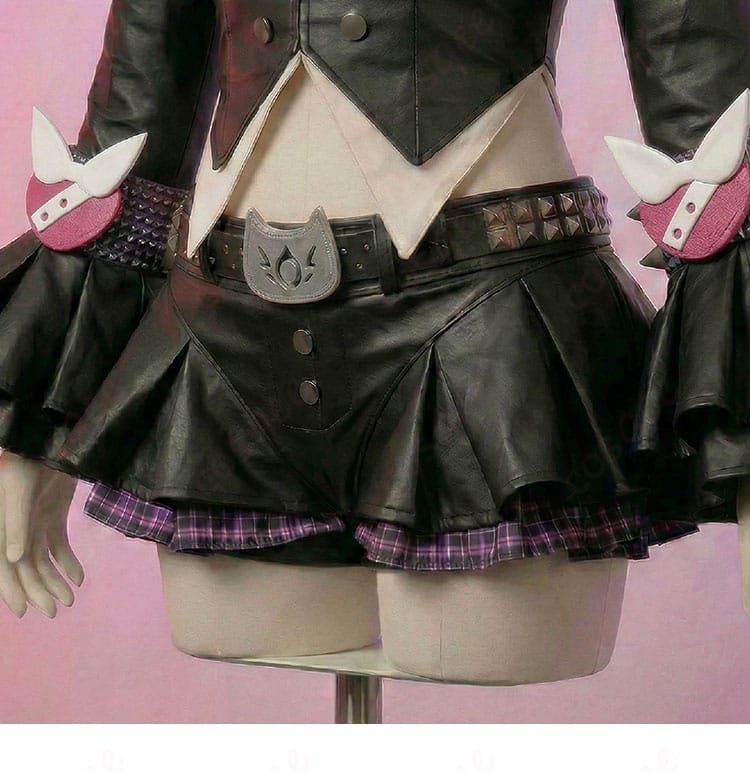 南宮羽 コスプレ衣装のキュロットスカート装飾ディテール