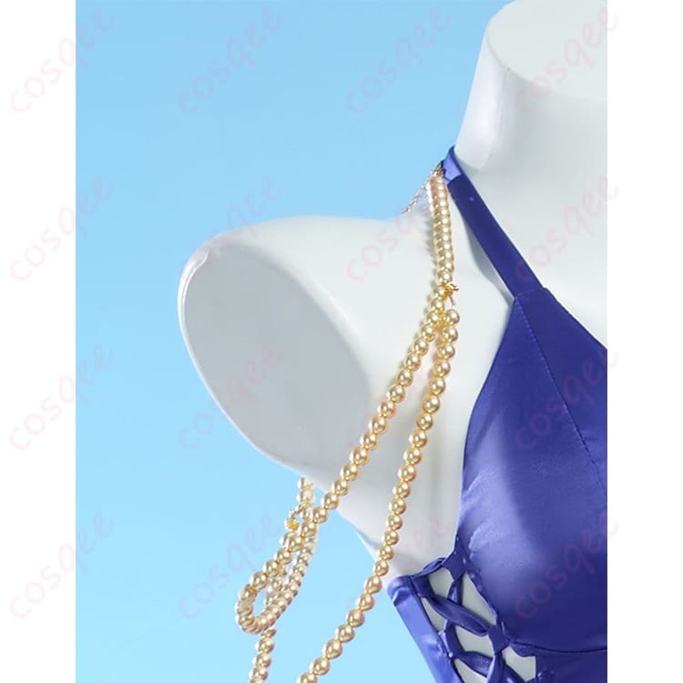 ONE PIECE ゾウ編 ナミのパープルドレスを上品セクシーに楽しむコスプレ衣装 - 4枚目の画像