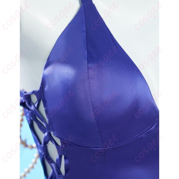 ONE PIECE ゾウ編 ナミのパープルドレスを上品セクシーに楽しむコスプレ衣装 - 5枚目の画像