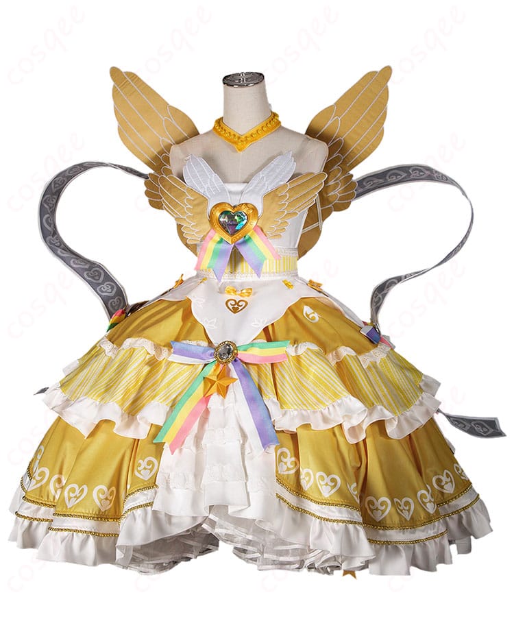 真中らぁら神ドレスコーデのワンピース正面デザイン