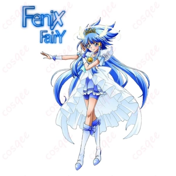 スマイルプリキュア！青木れいかのプリンセスフォームを華やかに再現するコスプレ衣装