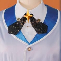 プロジェクトセカイ KAITO アトラクティブコートを再現する白×青の華やかコスプレ衣装 - 4枚目の画像（サムネイル）
