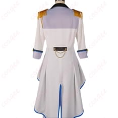プロジェクトセカイ KAITO アトラクティブコートを再現する白×青の華やかコスプレ衣装 - 3枚目の画像（サムネイル）