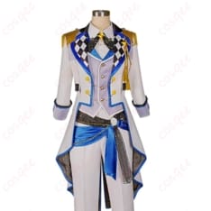 プロジェクトセカイ KAITO アトラクティブコートを再現する白×青の華やかコスプレ衣装 - 1枚目の画像（サムネイル）
