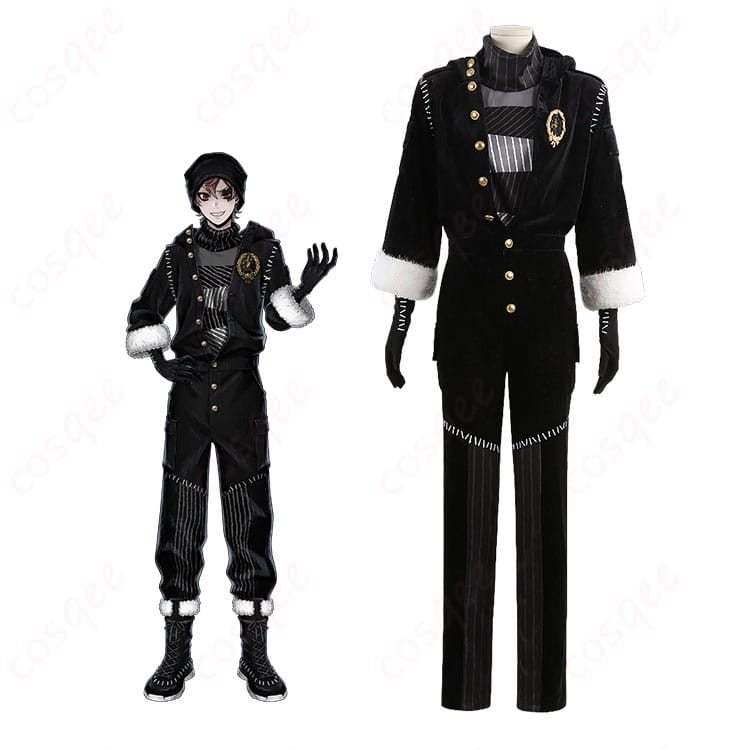 エース・トラッポラ ナイトメアークーリエ コスプレ衣装のキャラクターイメージと全身コーディネート