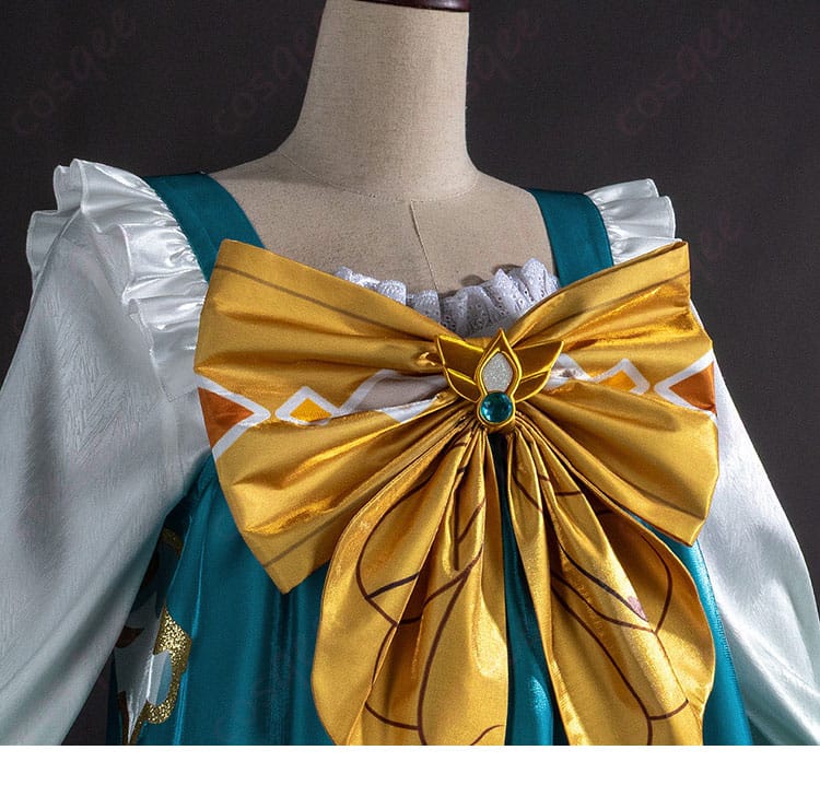 ホタル女子寮シリーズ衣装の胸元に付く蝶結び装飾のディテール