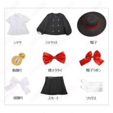 Limbus Company イシュメールの爽やか学園風コスプレ衣装、撮影映えする9点セット - 4枚目の画像（サムネイル）