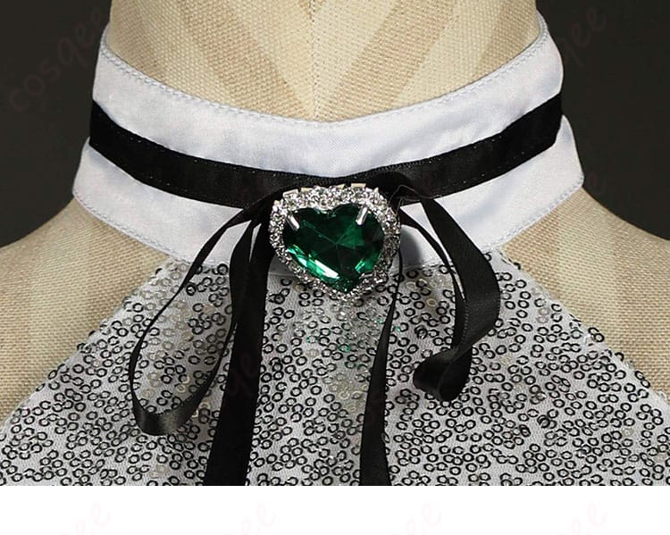 葛城リーリヤ衣装に付属する首飾りの装飾ディテール