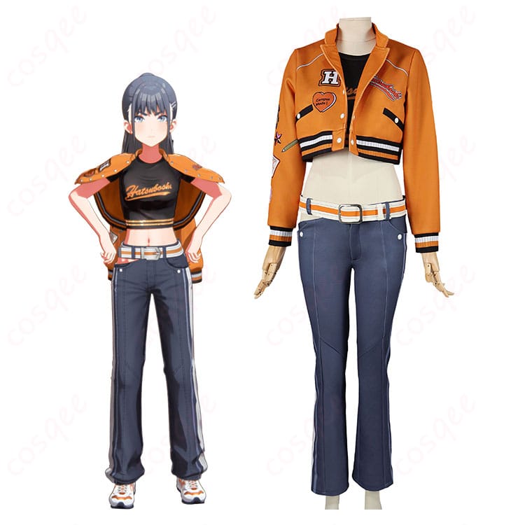 学園アイドルマスター・雨夜燕 Campus mode!!のコスプレ衣装を着用した人物と全身スタイル