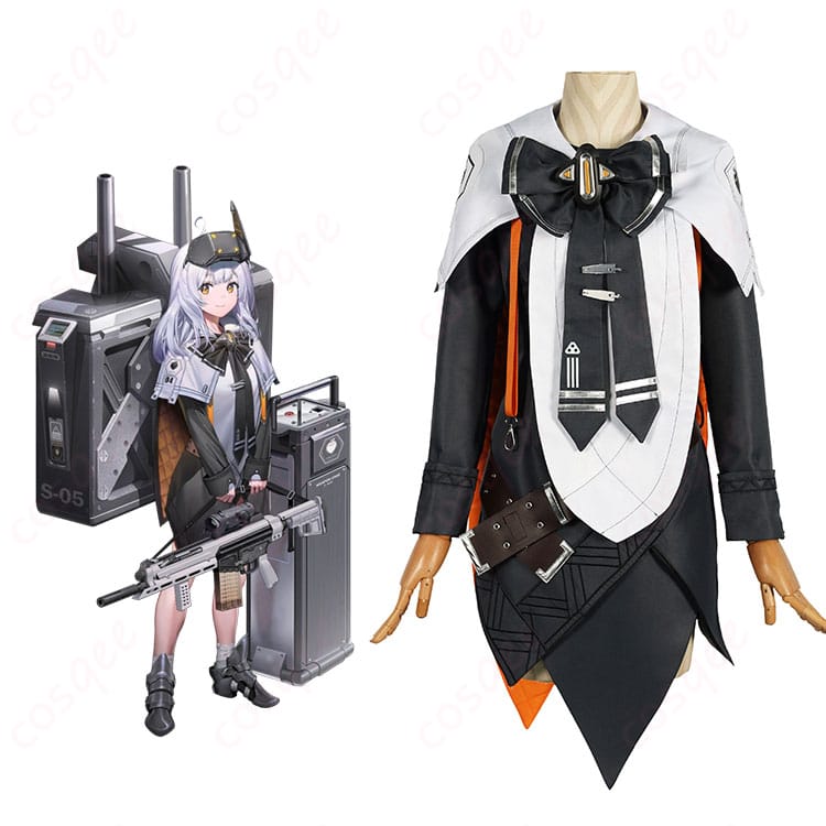勝利の女神:NIKKE スノーホワイト:イノセントデイズのコスプレ衣装を着用した人物イメージと衣装全体