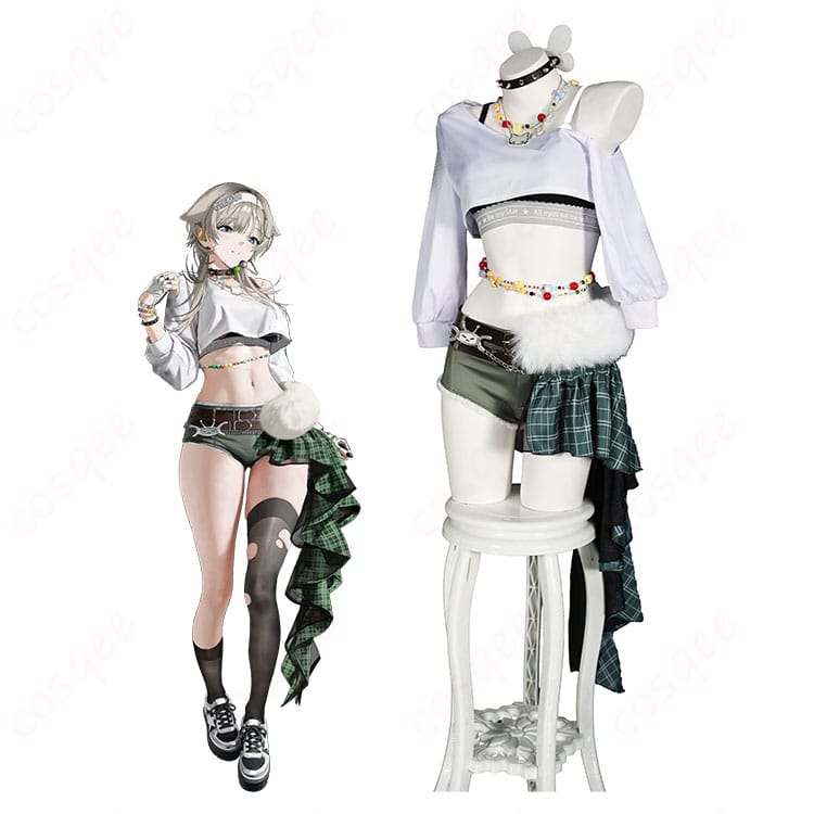 『勝利の女神:NIKKE』プリカのキャラクターイメージとT.T. STARアイドル衣装