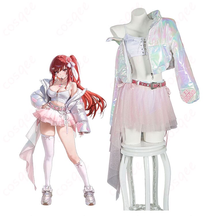 『勝利の女神：NIKKE』ラピ：レッドフードのキャラクターイメージとシャインライト衣装