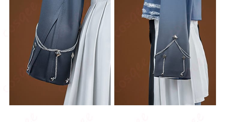 青柳冬弥 コスプレ衣装の袖口装飾クローズアップ