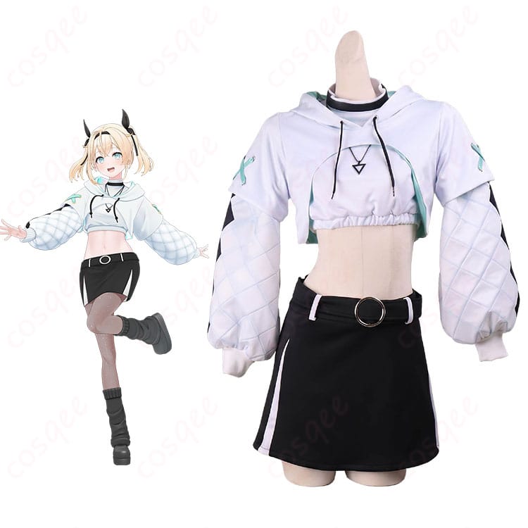 hololive 風真いろは ポップダンス衣装Ver.の人物イメージとコスプレ衣装全体