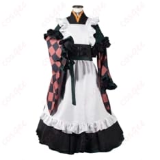 hololive 儒烏風亭らでん メイド服コスプレ衣装｜撮影映えする上品な10点セット - 1枚目の画像（サムネイル）