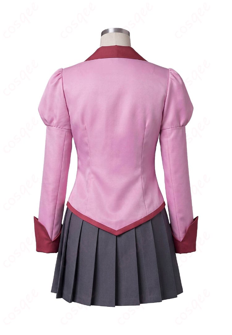 戦場ヶ原ひたぎ 私立直江津高校女子制服コスプレ衣装の背面デザイン