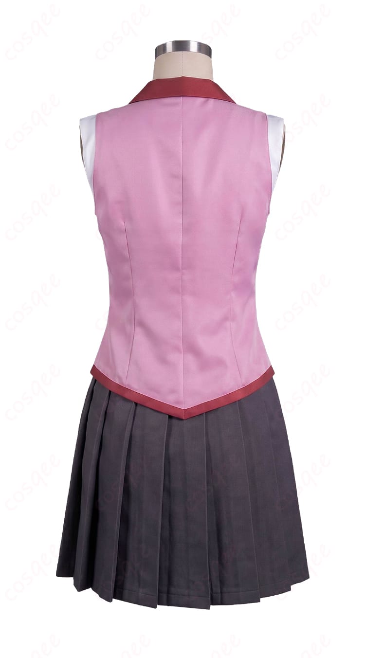 戦場ヶ原ひたぎ制服用ベストの背面シルエットと仕立て