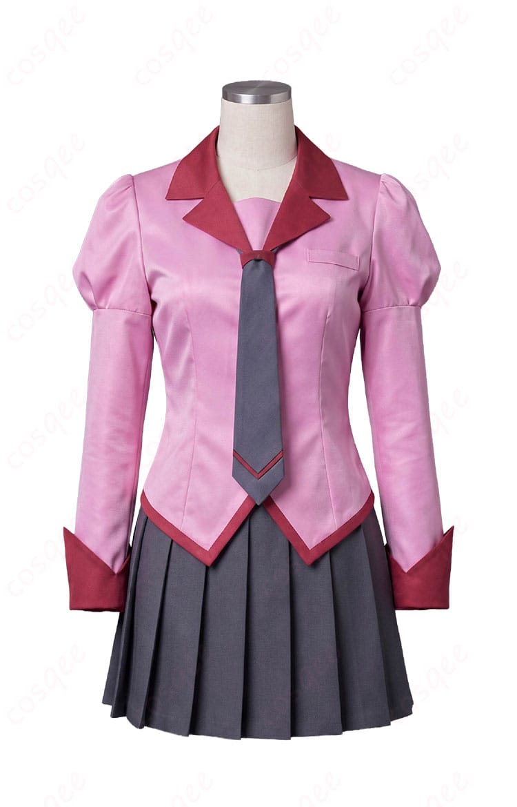 戦場ヶ原ひたぎ 私立直江津高校女子制服コスプレ衣装の正面デザイン