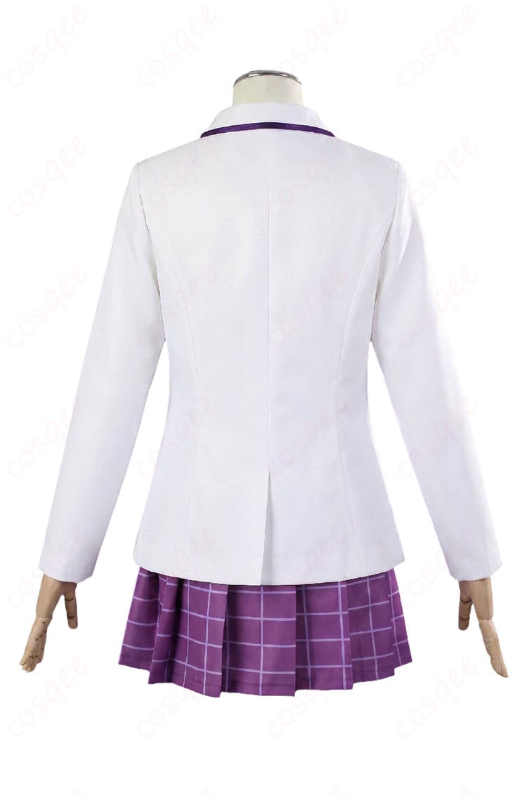 私立白鳥沢学園高校女子制服コスプレ衣装の背面デザイン