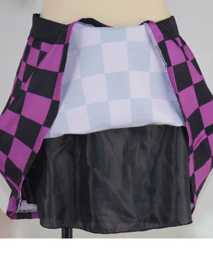 姫海棠はたて制服風スカートの内側と裾部分の仕立て