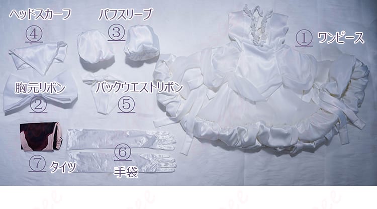 ALIEN STAGE スア（SUA）Candy Scarコスプレ衣装のサイズ表