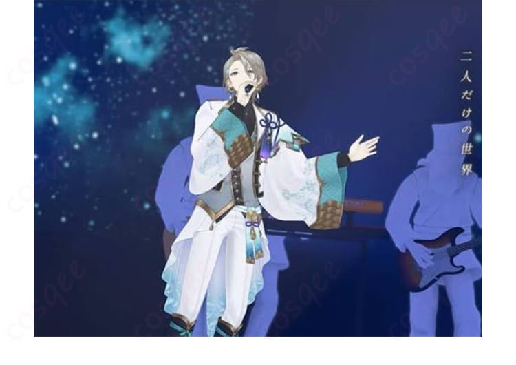 にじさんじ・甲斐田晴Seasons個人3D衣装コスプレの側面デザインと高コントラスト配色のディテール