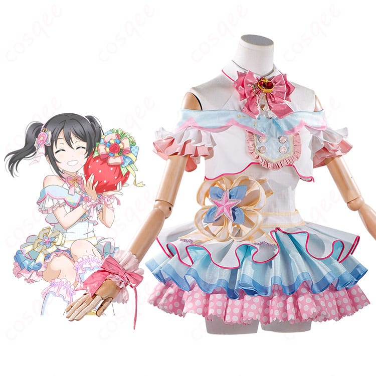 ラブライブ!スクールアイドルフェスティバル 矢澤にこ ビッグストロベリー♡覚醒後Ver.コスプレ衣装の全身着用イメージ