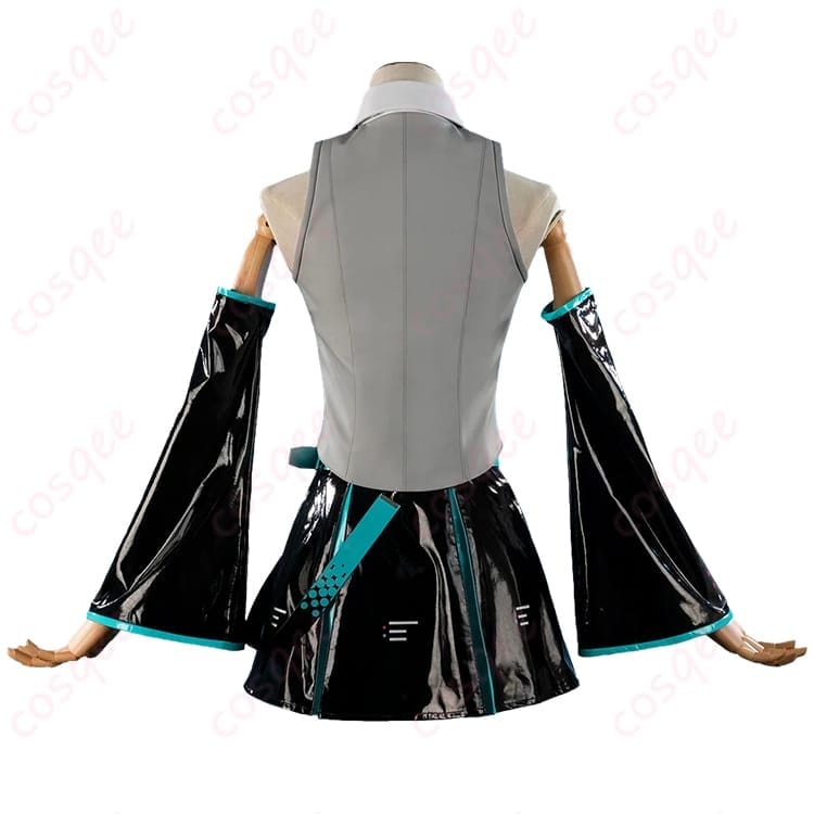 初音ミクV6のパッケージビジュアルを再現する爽やかクールなコスプレ衣装 - 3枚目の画像