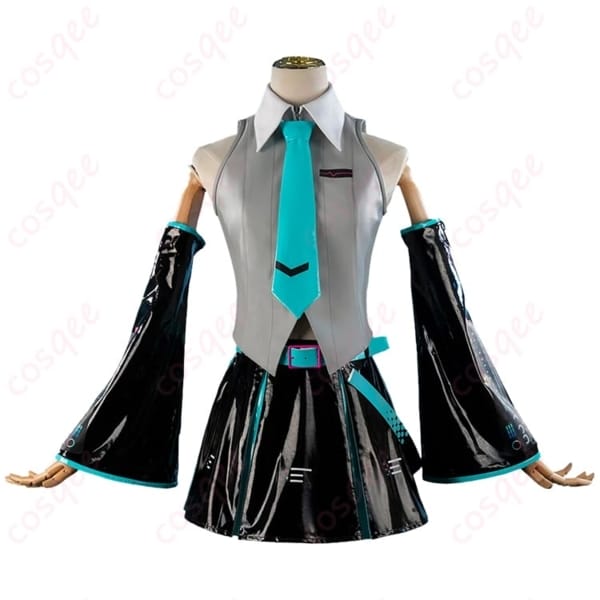 初音ミクV6のパッケージビジュアルを再現する爽やかクールなコスプレ衣装
