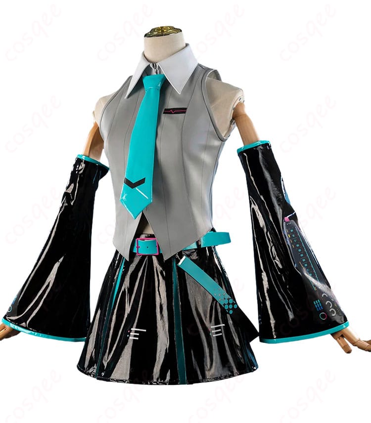 初音ミク V6 パッケージビジュアルVer.コスプレ衣装の側面全体像
