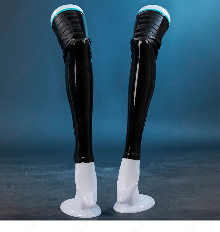 初音ミク V6コスプレ衣装のレッグカバーのディテール