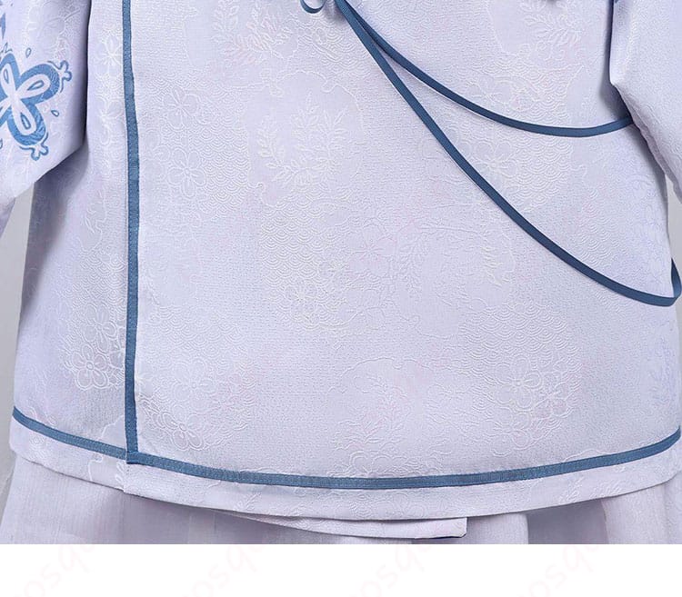 塩見ヨル 小指の親方Ver.コスプレ衣装の羽織と裾まわりのディテール
