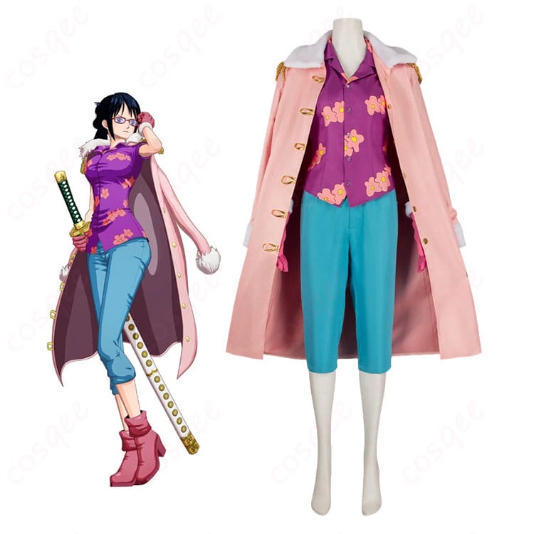 ONE PIECE たしぎ海軍G-5支部大佐衣装のキャラクターイメージと全身コーディネート