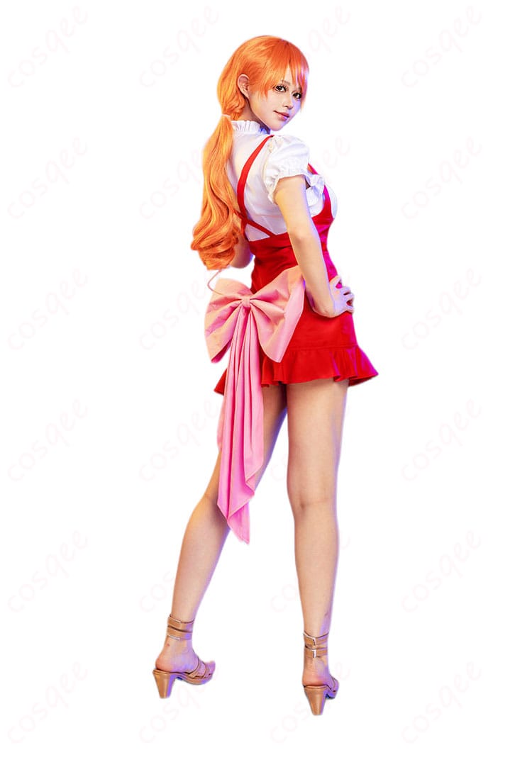 ONE PIECE ナミ ホールケーキアイランド編ドレスの側面と背面デザイン