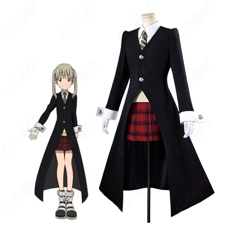 ソウルイーター マカ＝アルバーン死武専制服Ver.の人物着用イメージと衣装全体