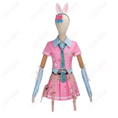 ホロライブ・兎田ぺこら原宿衣装｜軽やかで可愛い再現コスプレセット - 1枚目の画像（サムネイル）